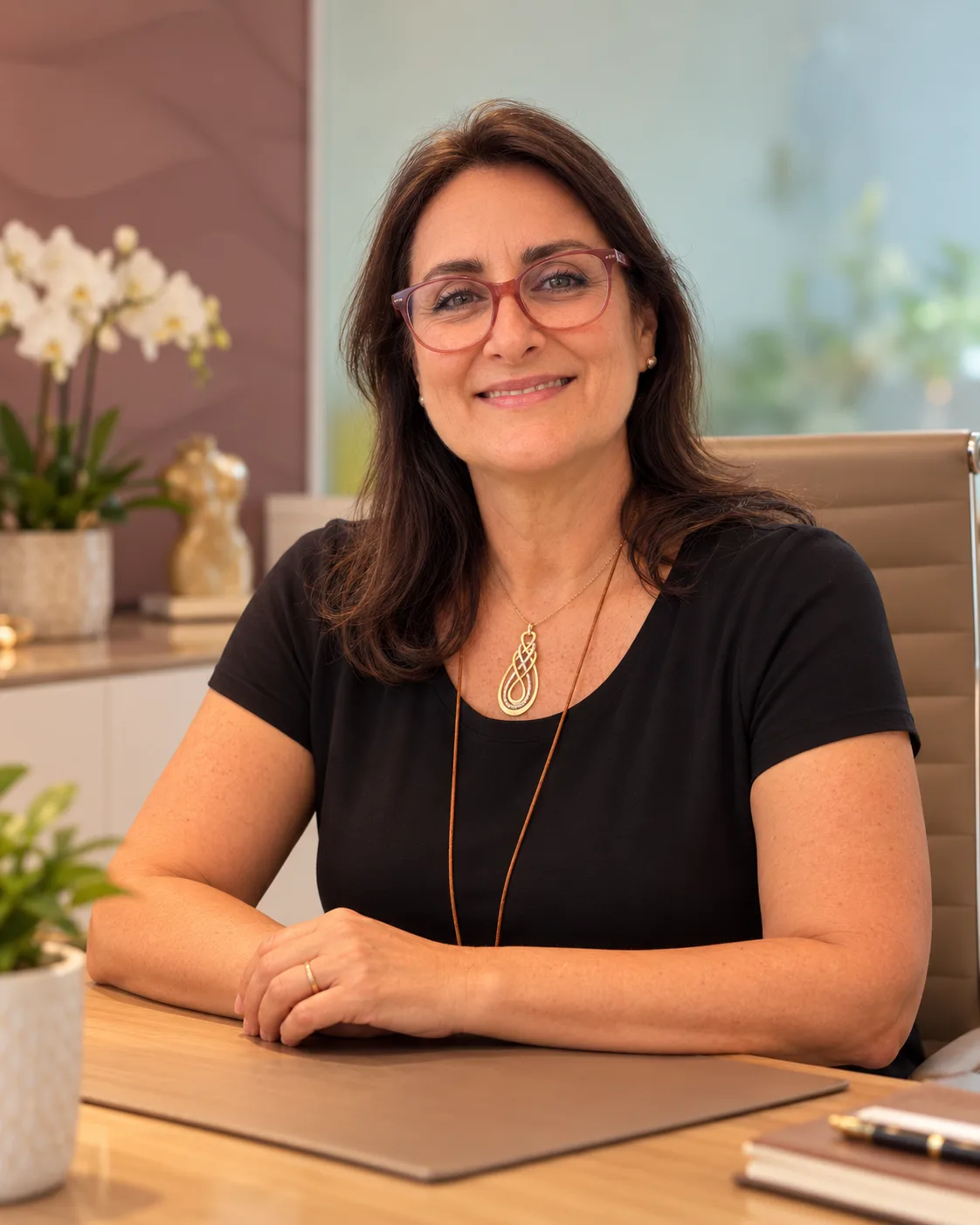 Dra. Karolyn Jean do Carmo Marques em seu consultório